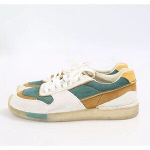 Clark's Torrun Sneakers Leather Suede Brown/orange Men's Size 8.5 Worn Twice